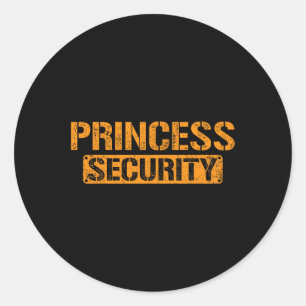Sticker Rond Halloween Papa Maman Fille Costume adulte Princess