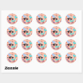 Sticker Rond Halloween Pastel Mermaid Vampire (Feuille)