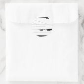 Sticker Rond Halloween Peeking maman (Sac)