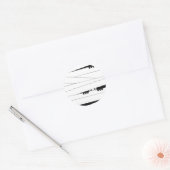 Sticker Rond Halloween Peeking maman (Enveloppe)