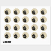 Sticker Rond Halloween Pirates Cove (Feuille)