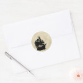Sticker Rond Halloween Pirates Cove (Enveloppe)