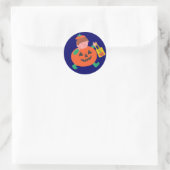 Sticker Rond Halloween pour les enfants (Sac)