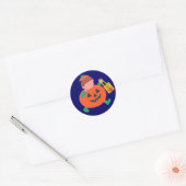 Sticker Rond Halloween pour les enfants (Enveloppe)