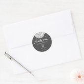 Sticker Rond Halloween Retro Disco Spiders & Disco Ball Mariage (Enveloppe)
