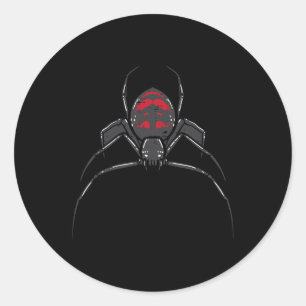 Sticker Rond Halloween Spider Black Widow Costume Homme Garçons
