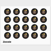 Sticker Rond Halloween Thanksgi (Feuille)