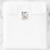 Sticker Rond Halloween Ultrasound Tech Automne Sonographe Autom (Sac)