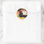Sticker Rond Halloween vintage (Sac)