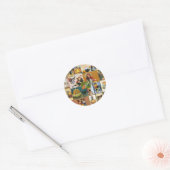 Sticker Rond Halloween vintage (Enveloppe)