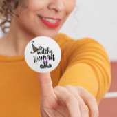 Sticker Rond Halloween Witchiteuse Whimsical