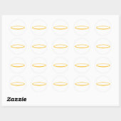 Sticker Rond Halo (Feuille)
