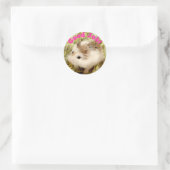 Sticker Rond Hammyville - Joli Hamster Bon Travail (Sac)