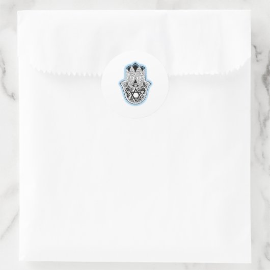 Sticker Rond Hamsa (Sac)