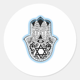 Sticker Rond Hamsa