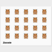 Sticker Rond Hamster (Feuille)