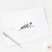 Sticker Rond Handball (Enveloppe)