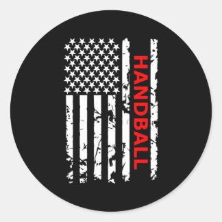 Sticker Rond Handball