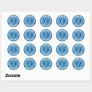 Sticker Rond Handicap auditif