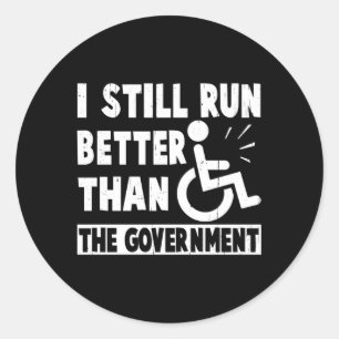 Sticker Rond Handicap moteur :