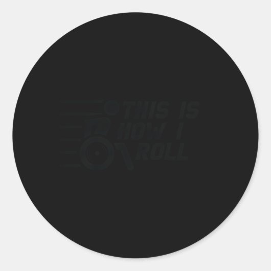 Sticker Rond Handicap moteur Conduite (Devant)