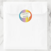 Sticker Rond Handicap visuel (Sac)
