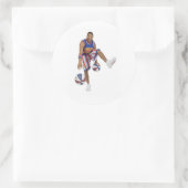 Sticker Rond Handles Franklin (Sac)