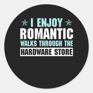 Sticker Rond Handyman Hardware Store Tools Cadeau Funny Papa
