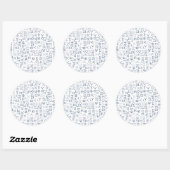 Sticker Rond Hangeul (Feuille)
