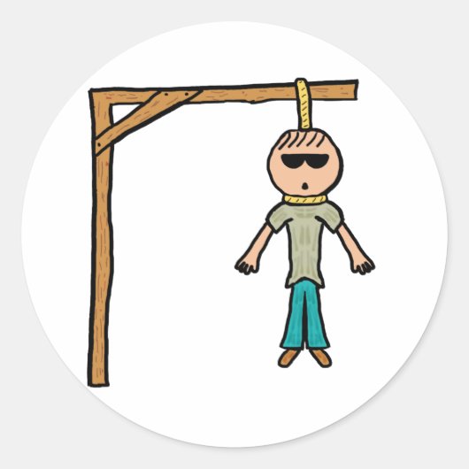 Sticker Rond Hangman (Devant)