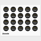 Sticker Rond Hangover Helper Mariage Bachelorette Favoriser Sti (Feuille)