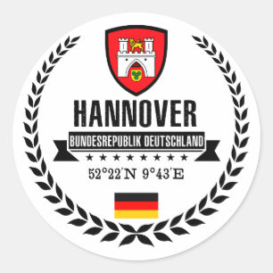 Sticker Rond Hanovre