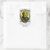 Sticker Rond Hans Christian Andersen (Sac)