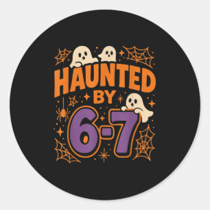 Sticker Rond Hanté par 6 7