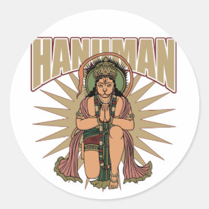 Sticker Rond Hanuman indou