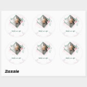 Sticker Rond happily ever after (Feuille)