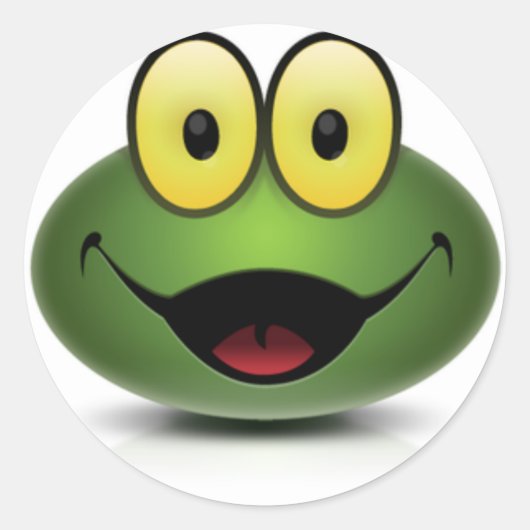 Sticker Rond Happy (Devant)