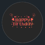 Sticker Rond Happy Birthday.<br><div class="desc">happy Birthday. for those who have their birthday soon</div>