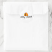 Sticker Rond Happy Camper (Sac)