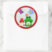 Sticker Rond Happy Frog (Sac)