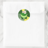 Sticker Rond Happy Frog Art (Sac)