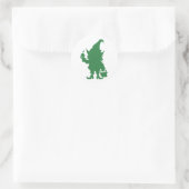 Sticker Rond happy gnhold (Sac)
