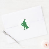 Sticker Rond happy gnhold (Enveloppe)
