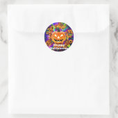 Sticker Rond Happy Halloween (Sac)