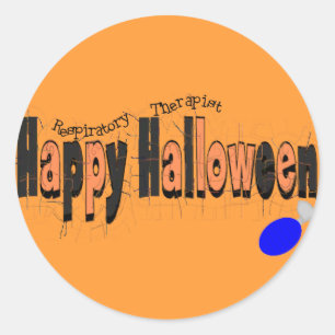 Sticker Rond Happy HAlloween RT avec AMBU