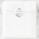 Sticker Rond Happy Happy Beehive Rustic Honey (Sac)