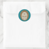 Sticker Rond Happy Hedgehog (Sac)