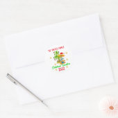 Sticker Rond Happy holiday (Enveloppe)