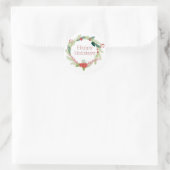 Sticker Rond Happy Holidays (Sac)