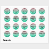Sticker Rond Happy International Women's Day | March 8th (Feuille)
